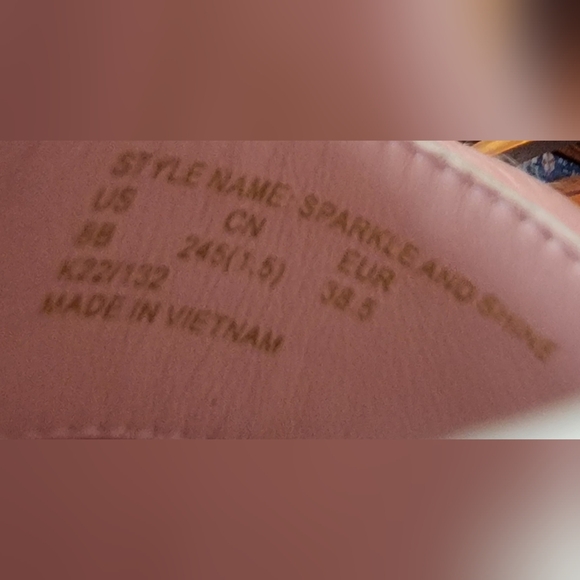 Kate Spade Sparkle and Shine Sandals Size 8 - Picture 13 of 13